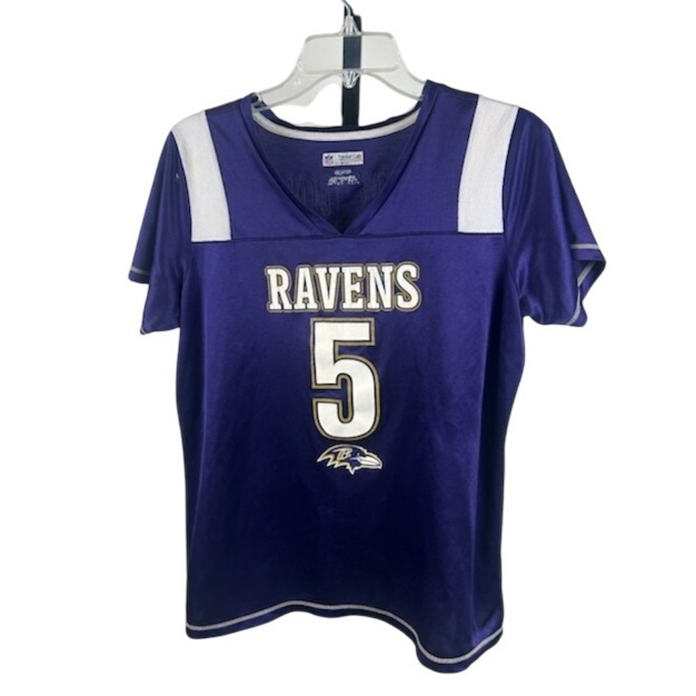 NFL Team Apparel Jersey Men's Size XL Baltimore Ravens Joe Flacco 5